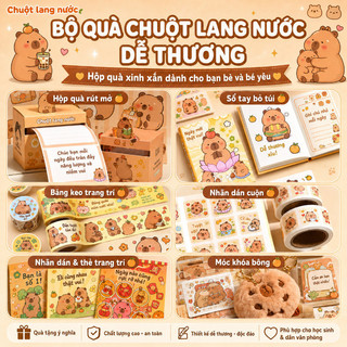 Bộ sticker dạng kem – Trang trí sổ tay, tem cuộn, hộp quà – Đồ chơi sáng tạo cho bé, học sinh, quà sinh nhật