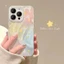 Ốp Lưng Iphone Hoạ Tiết Lông Vũ 7 Màu Lưng Cứng Viền Mềm Chống Sóc Cho Iphone 11 12 13 14 15 16 17 Pro Max Air Plus