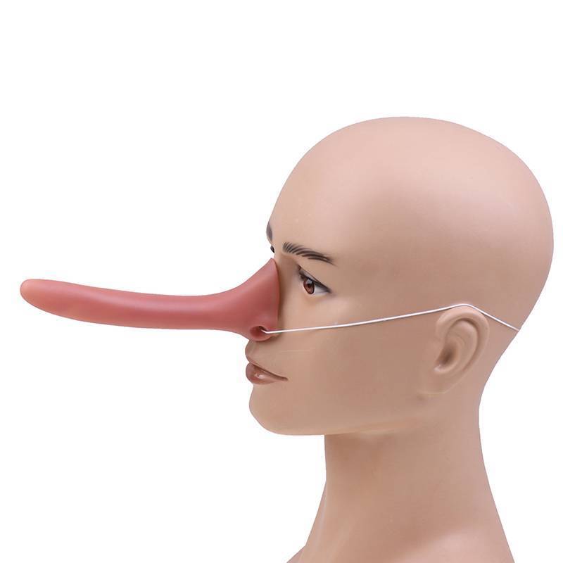 Newsmallbrains Cao Su Mũi Dài Gỗ Pinocchio Mũi Đạo Cụ Đồ Chơi Trẻ Em Cho Halloween Hóa Trang Lễ Hội Đảng NSB