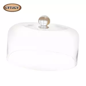 Vỏ bọc bánh acrylic Mái vòm thực phẩm acrylic cho bữa tiệc sinh nhật Giá đỡ bánh
