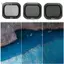 Guansfs Bộ lọc ống kính máy ảnh guansfs ND4 ND8 ND16 Bộ lọc mật độ trung tính Bộ 3 trong 1 dành cho 2 Pro Giảm bụi và trầy xước Chống nước