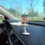 🍒 Phim hoạt hình Crayon Shin-Chan Đồ trang trí ô tô xoay Trang trí nội thất ô tô Keo cố định không đánh dấu 26.5.11
