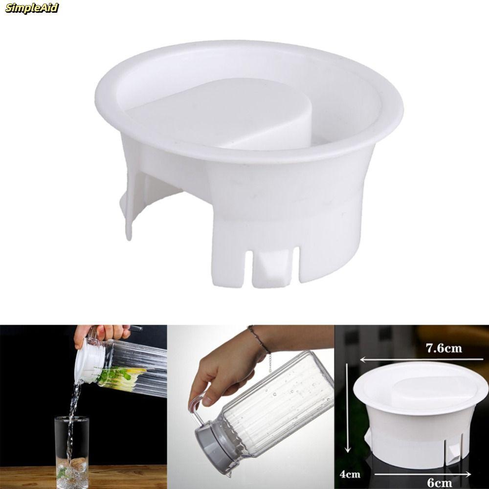 [Vận chuyển nhanh] Nắp đậy đơn giản, phích cắm chai 7.6CM không bắn tung tóe, Nút chặn phụ kiện Nắp đậy chống rò rỉ bằng nước thủy tinh cho bình Bistro