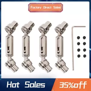 4 Trục Truyền Động Kim Loại CVD Cho D12 C14 C24 B16 B36 B24 MN D90 MN99S MN-90 RC Xe Nâng Cấp Phần Phụ Kiện Dự Phòng