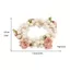 MERIGGIARE 1 Chiếc Dây Buộc Tóc, Ngọc Trai Hoa Thanh Lịch Cao Su Co Giãn Cao Su, Đính Hạt Thời Trang Scrunchie Dây Buộc Tóc Cho Nữ Bé Gái