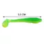 PYCOU 20 Mồi Câu Cá, Thiết Kế Đuôi T Micro Mềm Đuôi T Giun Mồi, Hình Giun 5.5cm Mồi Nhân Tạo Bass Câu Cá