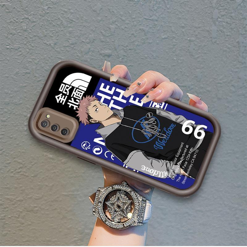 Ốp Lưng Cho Samsung A02S A03S Phim Hoạt Hình Silicon Mềm Đáng Yêu Ốp lưng TPU Jujutsu Kaisen Anime Mắt Thiên Thần Chống Sốc Ốp Lưng