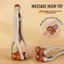 Dụng cụ massage ngón tay vân gỗ - con lăn bấm huyệt giảm mỏi thư giãn đôi tay