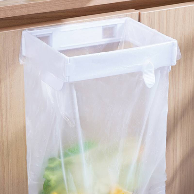 [yuzhoun] Giá đỡ túi đựng rác có thể gập lại Giá đỡ túi đựng rác nhà bếp treo tường Hộp đựng rác treo tổ chức Túi nhựa Hộp đựng phim