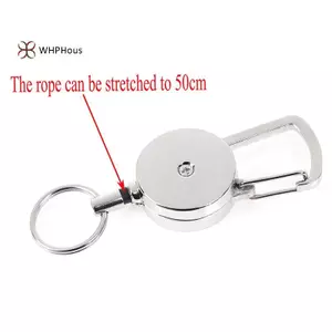 Kẹp Móc Khóa Kéo Carabiner Điều Chỉnh Chiều Dài Tối Đa 50cm