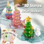 3D Stereo Giảm Xếp Chồng Miếng Dán Cô Gái Tài Khoản Tay Miếng Dán Trang Trí Trẻ Em DIY Miếng Dán Quà Tặng