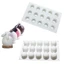 Khuôn sô cô la hình cầu Silicon LAKAM, Khuôn bánh Silicon tự làm Mousse kiểu Pháp, Dụng cụ làm bánh hình cầu Khuôn Silicon nửa quả cầu thực phẩm hình cầu Dụng cụ trang trí máy nướng