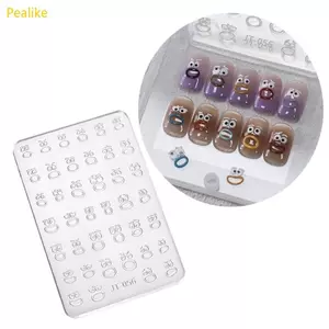 Pealike Nail Art Mold UV Epoxy Resin Keo Khuôn Silicon Bướm Dập Nổi Trang Trí