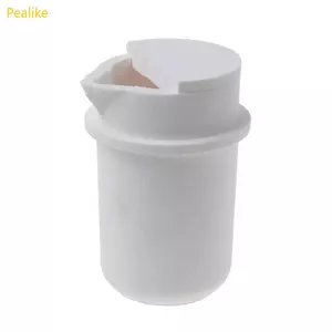 Mẫu crucible thạch anh có nắp, dùng làm hỏa ngục để nấu chảy vàng