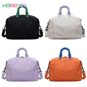 HOBBYIN Túi tập thể dục HOBBYIN, Túi hành lý du lịch dung tích lớn chống thấm nước, Túi thể thao chống mài mòn tách khô và ướt dành cho nam giới