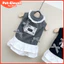 Quần Áo Cho Chó Mùa Xuân Mùa Hè Tính Khí Nơ Váy Ren Thú Cưng Mèo Vest Bichon Schnauzer Quần Áo