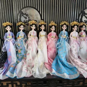 30cm Cổ Tích Hanfu Trung Quốc Trang Phục Đồ Chơi Nước Ngoài Trang Phục Cô Gái Búp Bê Cung Điện Phong Cách Trung Hoa Cổ Phong Cách Trung Hoa 0424