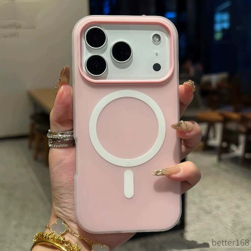 Ốp Lưng Từ Tính Cho IPhone 16 15 14 Pro Max Nhiều Màu Chống Sốc Bảo Vệ Camera Thời Trang Cao Cấp