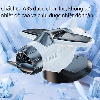 Bảng điều khiển ô tô Máy bay trang trí chạy bằng năng lượng mặt trời 360 xoay ABS Phụ kiện nội thất ô tô nhiều màu