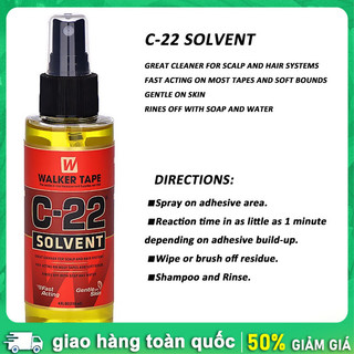 Dung dịch tẩy keo dán tóc giả C-22 chính hãng 118ml Loại bỏ keo dán tóc giả،Loại bỏ keo nhẹ nhàng, không gây hại