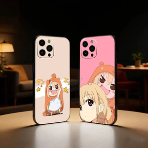Ốp Điện Thoại TP-1 H-Himouto Umaru ChanS Cho iPhone17,16,15,14,13,12 Plus, Max Mềm Silicone Đen Cover