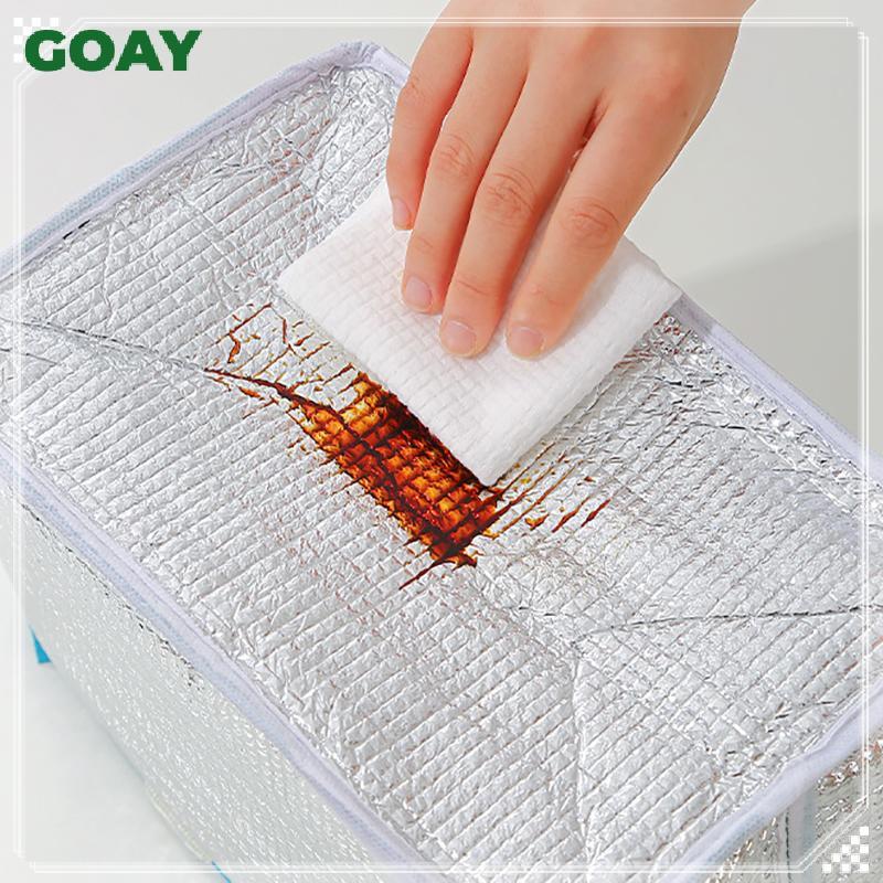 GOAY Túi Ăn Trưa Cách Nhiệt PU Chống Thấm Nước Thời Trang Cách Nhiệt Bento Pa Nhôm Lá Cắm Trại Dã Ngoại Túi Cách Nhiệt Bento Túi Đựng Cơm Trưa VN