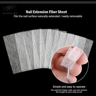 [hatheaven] 10 / 20 Chiếc Sợi Thủy Tinh Lụa Cho Móng Tay Dạng Nối Dài Lụa Không Dệt UV Gel Fiber Đẹp