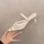 Dép rỗng lưới cao gót dành cho nữ, dép ngoài trời thông thường