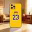 TP-2 Ngôi Sao Bóng Rổ L-Lebron James 23 Ốp Lưng Điện Thoại iPhone17,16,15,13,12 Plus, Max Mềm Silicone Đen Cover