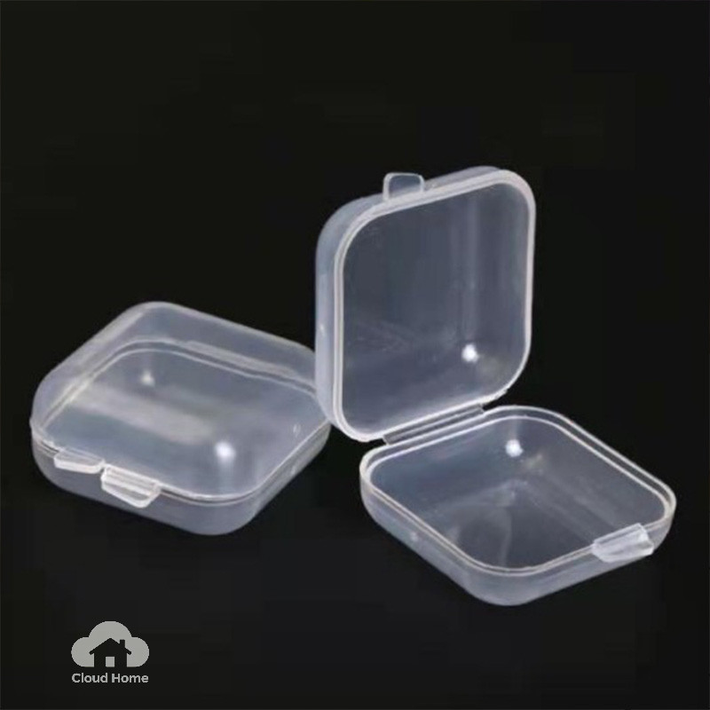 Hộp nhựa trong suốt nhỏ, hộp đựng đồ mini, hộp đựng thuốc, hộp đựng nút tai, hộp đựng trang sức.