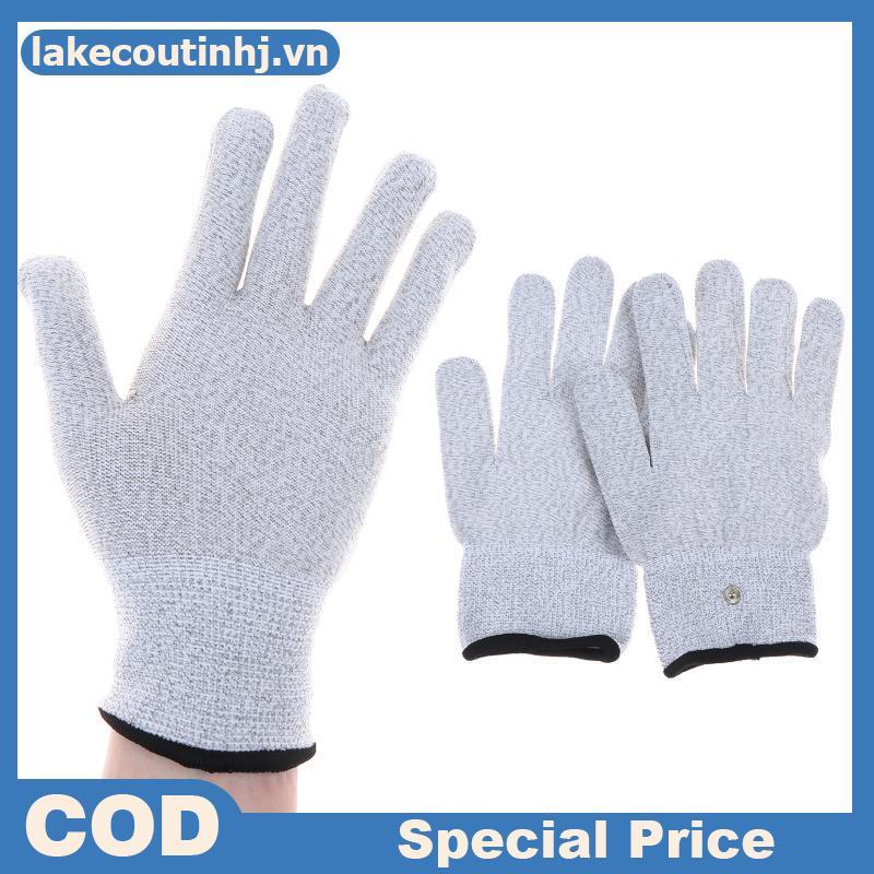 Lu EMS TENS Găng Tay Dẫn Điện Kích Thích Điện Tay Điện Trị Liệu Có Thể Tái Sử Dụng Găng Tay tinhj