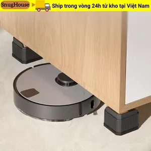 Tấm lót chân nội thất SNUGHOUSE, Tấm nâng giường hạng nặng chống trượt, Tấm nâng giường vuông tròn chất lượng cao có thể điều chỉnh để bàn Ghế Sofa Chân ghế