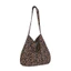 2024 Little Leopard Print Crossbody Phong Cách Phương Tây Canvas Sinh Viên Phù Hợp Với Túi Vải Đeo Ngang Rõ Ràng 26.4.27