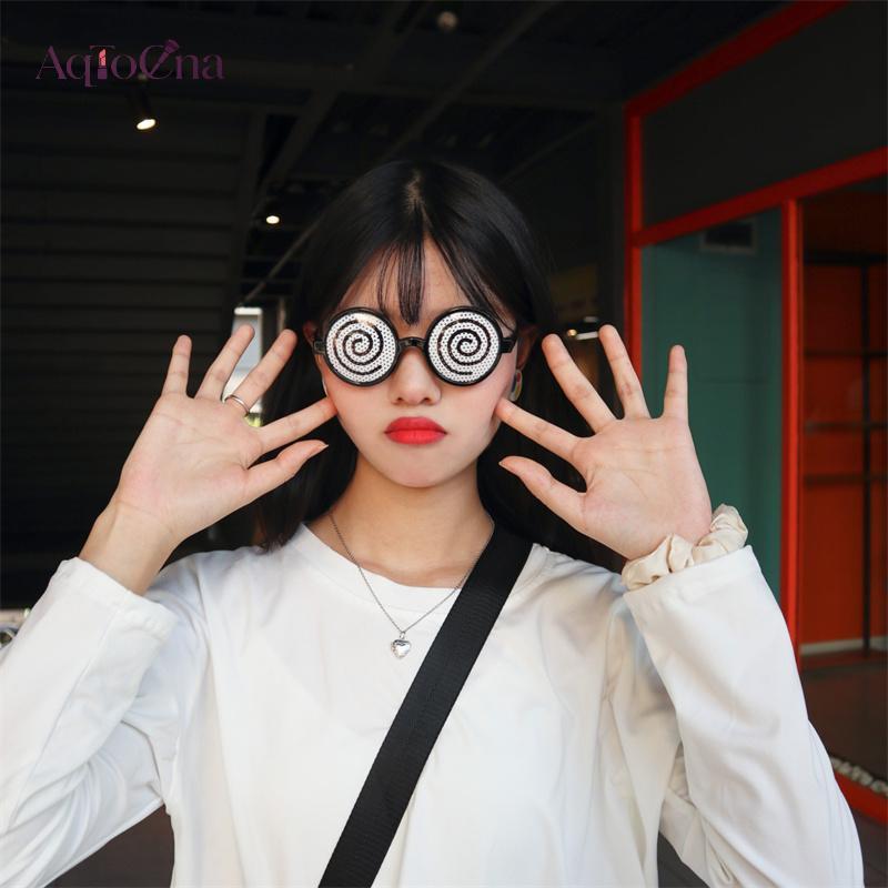 Kính Mắt Mờ Cosplay Họa Tiết Anime Vertigo Ngộ Nghĩnh, Đạo Cụ Phù Hợp Cho Tiệc Sinh Nhật