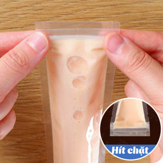 Set 100 Túi Làm Kem Dùng 1 Lần Kèm Phễu, Túi Làm Đá Siro, Sữa Chua, Nước Trái Cây An Toàn Thực Phẩm