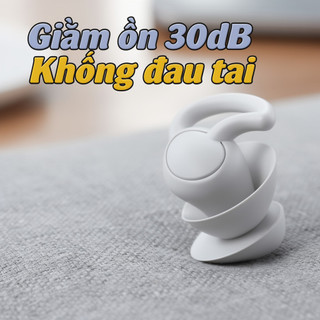 Nút tai silicon Giảm tiếng ồn 30dB Văn phòng du lịch mềm mại có thể tái sử dụng với vỏ thoải mái Fit