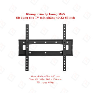 Giá treo tivi led cố định 26-63 inch kèm phụ kiện Kèm ốc vít، Giá treo tivi،Gia đình lắp tivi treo tường