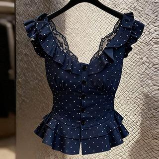 Vest Sling Nữ mùa hè thiết kế eo hẹp, phù hợp cho hot girl