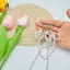 Bông tai nữ phong cách Hàn Quốc với pha lê sang trọng, thanh lịch - Perfect cho trang phục dự tiệc và làm quà tặng mới