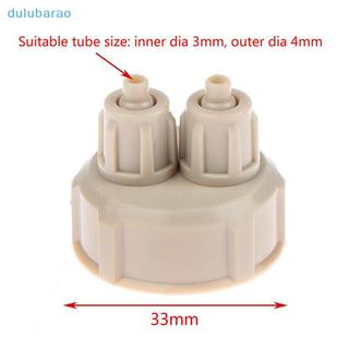 [DUL] 2 Bộ nắp chai đo van hệ thống CO2 cho bể cá Máy khuếch tán thực vật sống AO