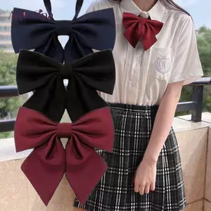 AqToCna Đồng Phục Đi Học Nữ Bé Gái JK Nơ Dây Mới Netie Handmade Nhật Bản Quần Áo Áo Sơ Mi Bướm Nơ AqToCna