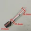 Ống xe đạp gấp Chiều dài 155mm Ống chuyển đổi 25,4mm đến 28,6mm Dễ dàng lắp đặt