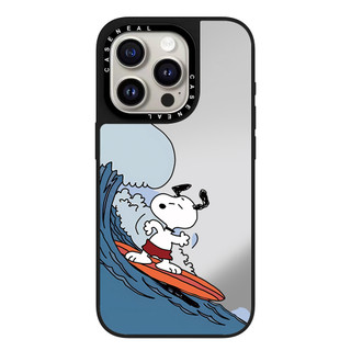 CASENEAL Snoopy lướt sóng Gương chất lượng cao Vỏ điện thoại Thích hợp cho iPhone 17ProMax 17pro 17 air 16promax 16 15promax 15 14promax 13 13promax Ốp lưng cứng chống rơi thời trang