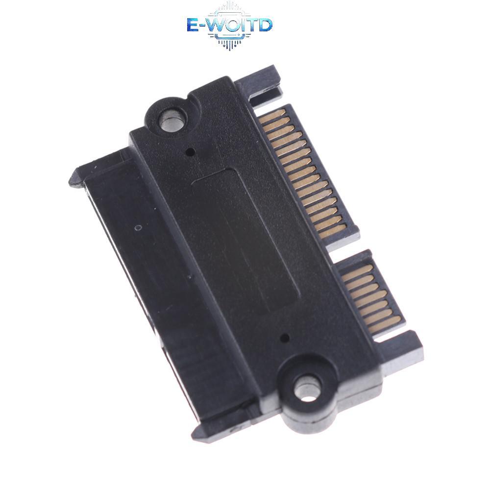 E-WOITD Mới 22Pin 7 + 15 Pin Nam Cắm Vào SATA 22Pin Nữ Ja Convertor M / F Adapter SATA E-WOITD