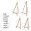BORAGETE Gỗ Vẽ Easel, Hình Tam Giác Kích Thước Nhỏ Để Bàn Easel, Thiết Kế Có Thể Gập Lại Thiết Kế Di Động DIY Thủ Công Tranh Hiển Thị Giá Đỡ Tranh