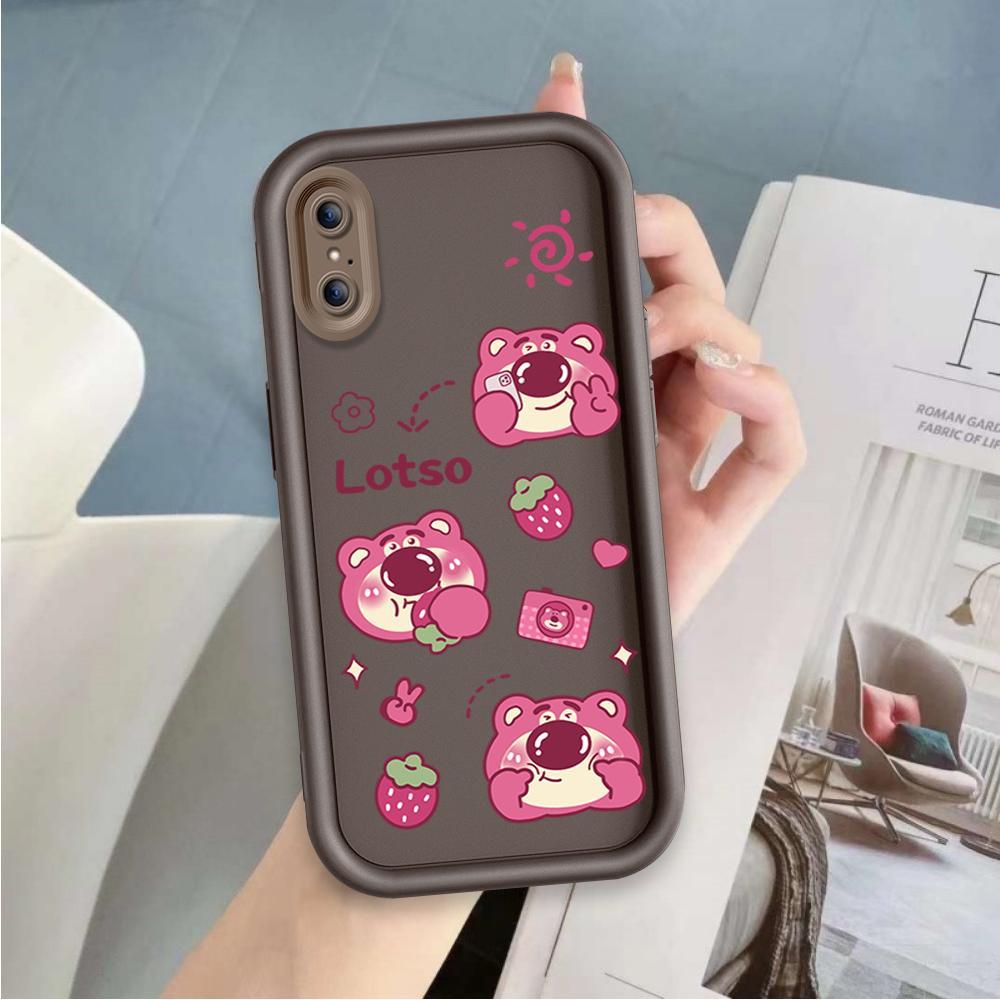 Ốp Lưng Cho iPhone X XR XS Max Hoạt Hình Xu Hướng Silicon Mềm Ốp lưng TPU Toy Story Lotso Angel Eye Ốp Lưng Chống Sốc