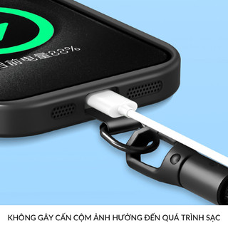 Dây Đeo Cổ Tay Gắn Điện Thoại Popkon Tự Siết Chống Rơi Gắn Qua Ốp