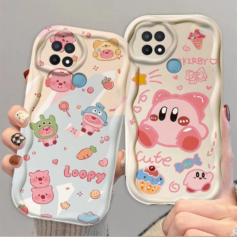 Thích hợp cho OPPO A15 A15S A35 3D Girls Soft TPU Loopy Kirby Vỏ điện thoại chống sốc