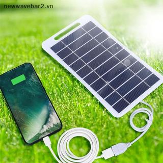 [Mới] Bảng điều khiển năng lượng mặt trời 2W có USB Chống nước Đi bộ đường dài và cắm trại Pin di động Sạc điện thoại di động Bảng sạc ngân hàng 5V.