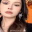 AqToCna Grunge Thẩm Mỹ Không Đều Gai Tòn Ten Bông Tai Y2K Punk Retro Thời Trang Hình Học Trang Sức Dành Cho Nữ Quà Tặng AqToCna